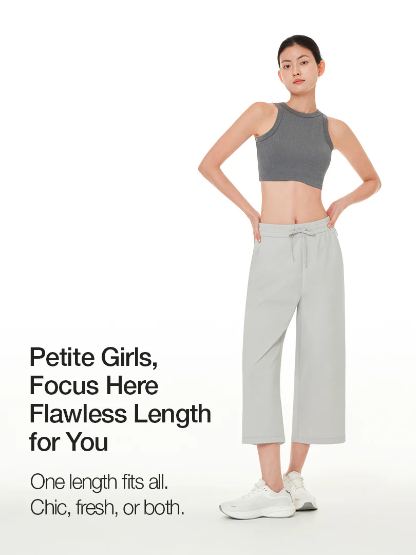 Airy Fit Wide Cropped Pants - Image 4