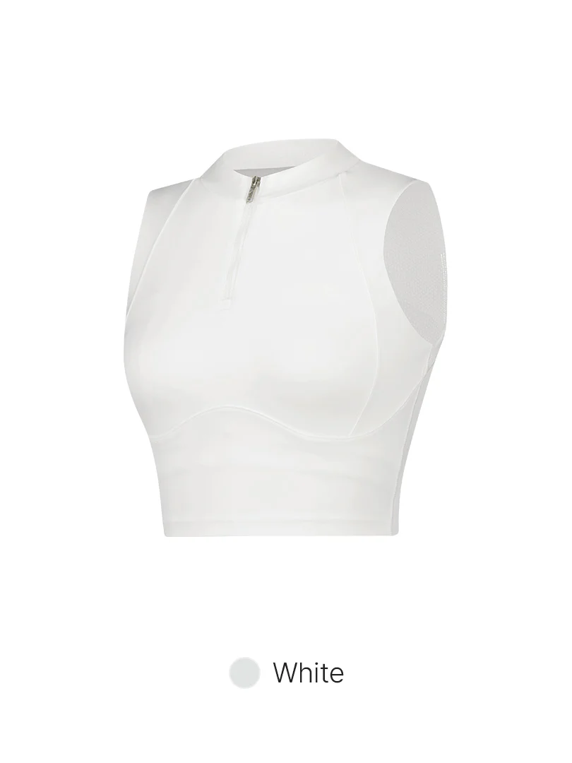 Airywin Mock Neck Zip Longline Bra - Image 8