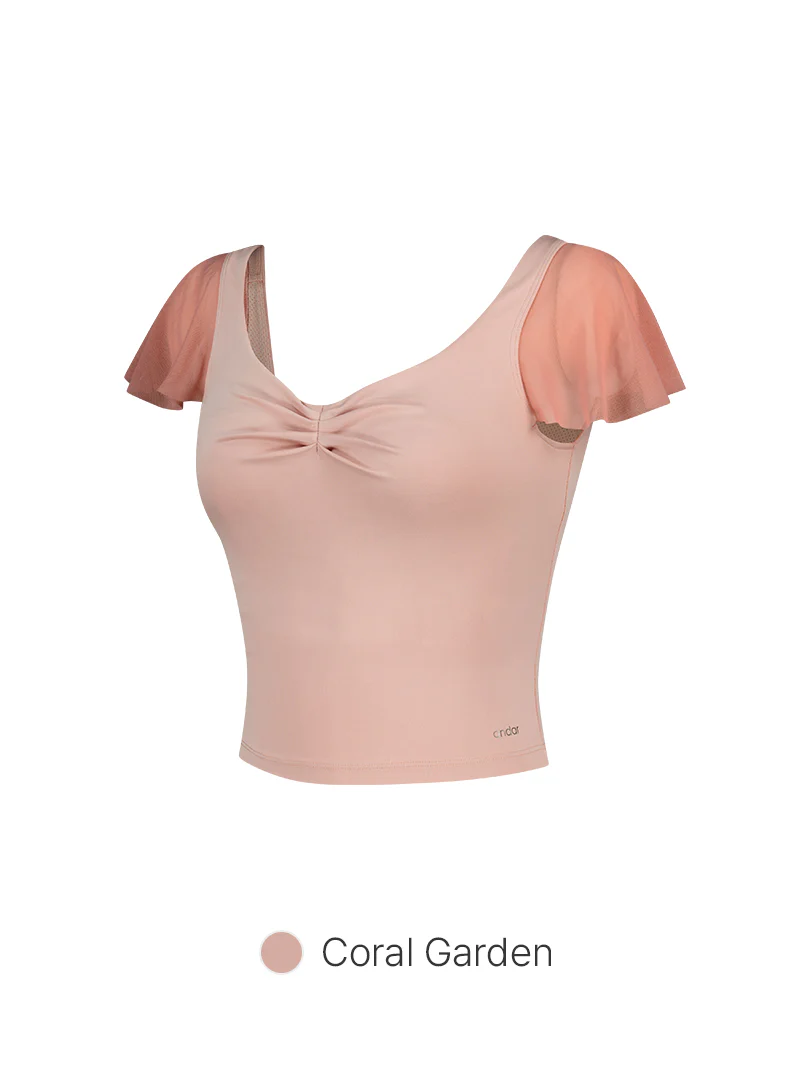 Be-Free Ruffle Ruched Longline Bra - Image 6