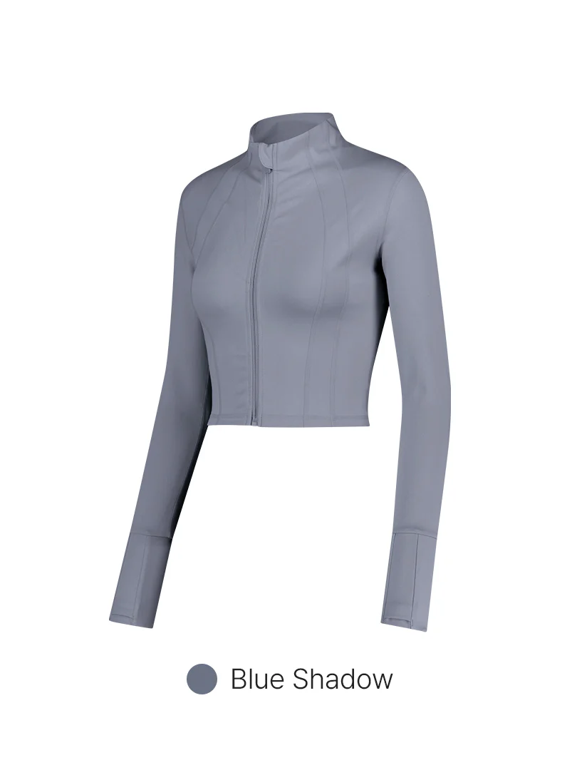 Comfort Fit Cropped Jacket - Image 10
