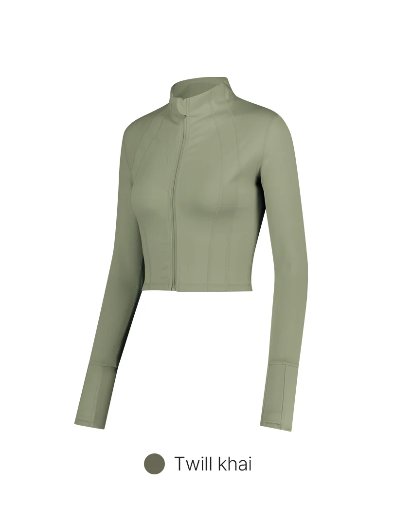 Comfort Fit Cropped Jacket - Image 12