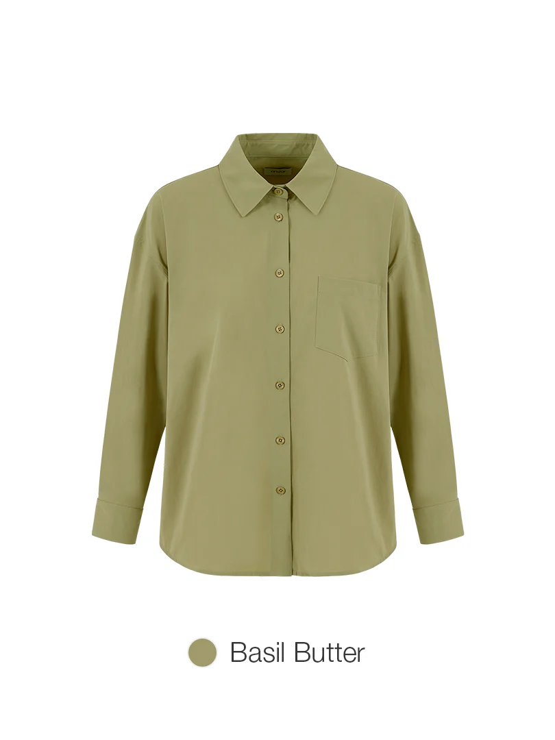 Comfort Fresh Oversized Long Sleeve Shirt - Image 4