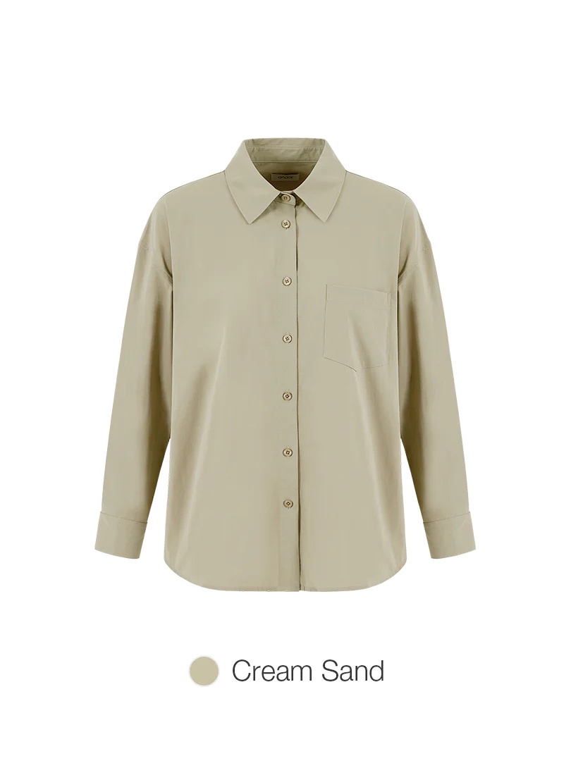 Comfort Fresh Oversized Long Sleeve Shirt - Image 5