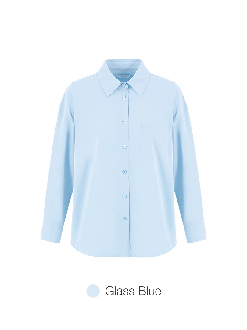 Comfort Fresh Oversized Long Sleeve Shirt - Image 6