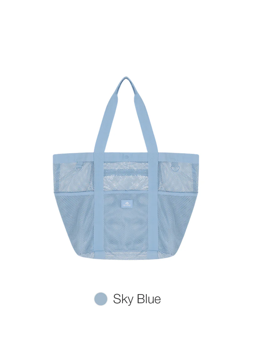 Mesh Pocket Beach Bag - Image 6