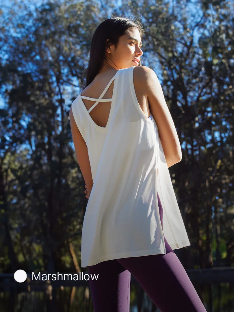 Modal Sustainable Drape Tank Top - Image 3