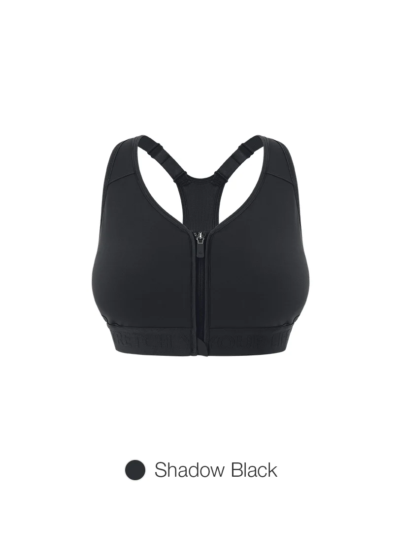 Running Racerback Front-Zip Bra - Image 8