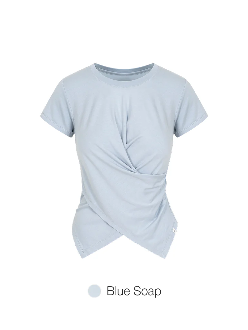 Soft Modal Cross Wrap Short Sleeve - Image 4