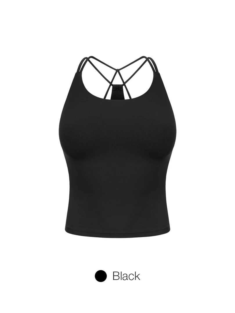 Softension Cross Back Tank Top - Image 4