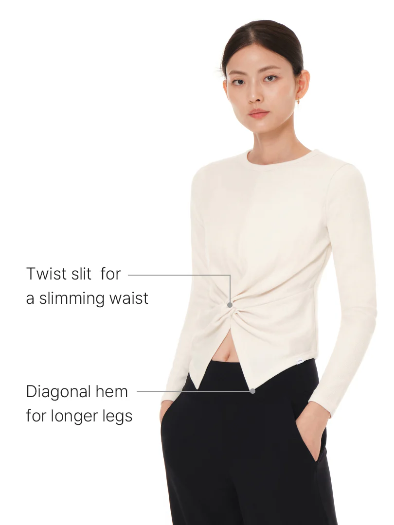 Wonderknit Twist Split Long Sleeve - Image 7