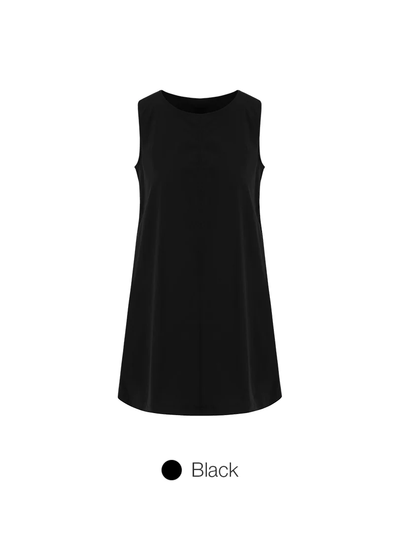 woven breeze Sleeveless Dress - Image 10